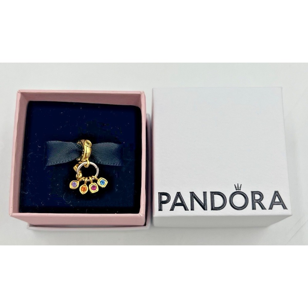 Pandora Authentic Marvel The Avengers Infinity Stones Dangle Charm w/Box - Picture 2 of 5